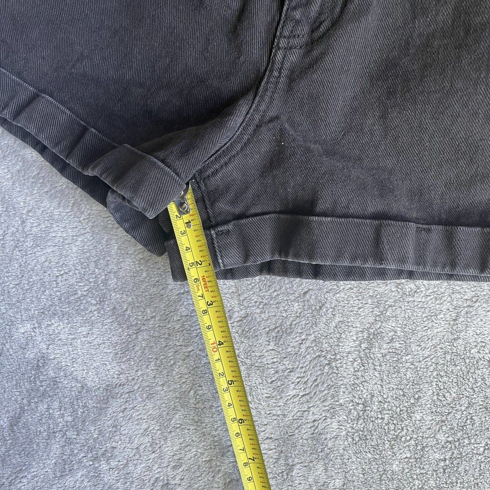 Pacsun Shorts Womens 27 Black Denim Mom Shorts High Rise Preppy Festival Beach - Picture 9 of 12